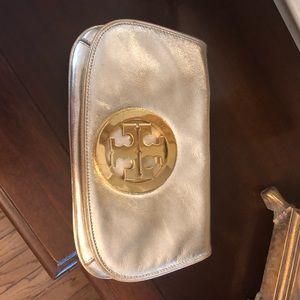 Tory Burch Reva Crossbody/Clutch (gold)